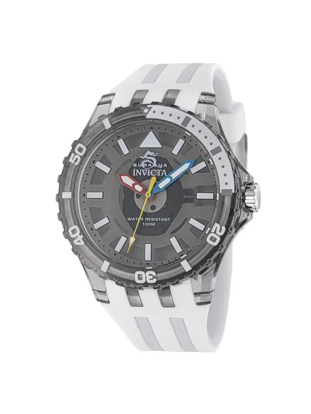 Invicta Subaqua Noma V white watch Mens Brand New Silicone